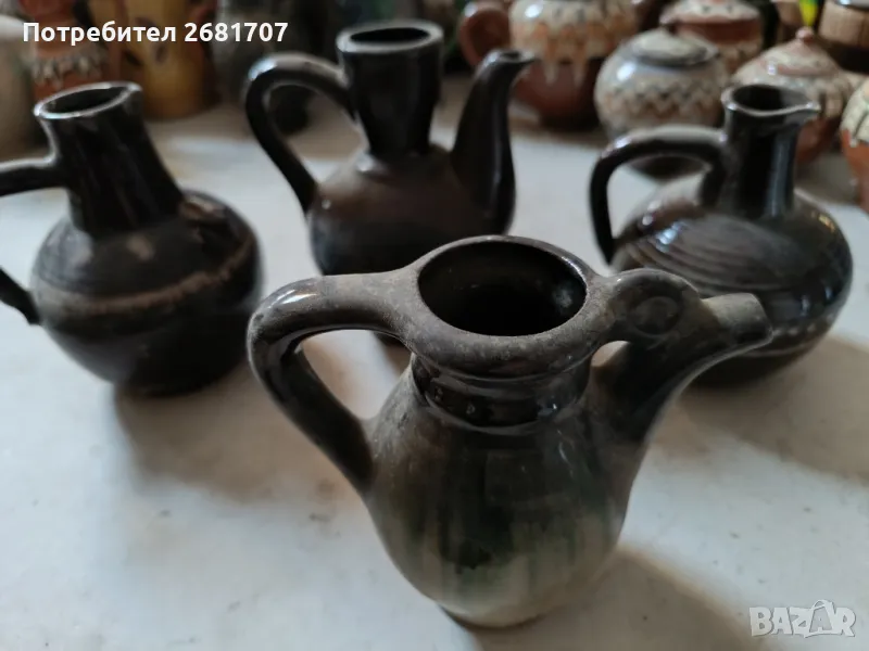 стари керамични канички , снимка 1