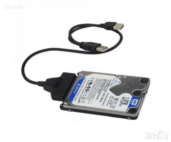 USB КАБЕЛ ЗА ВРЪЗКА КЪМ ТВЪРД ДИСК 2.5" SATA HDD / SSD, снимка 1