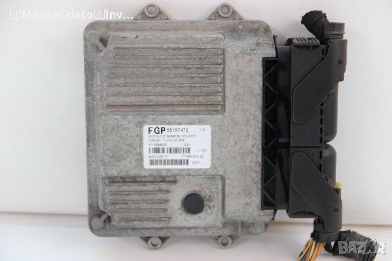 Моторен компютър ECU Opel Corsa C (2000-2006г.) 55187472 / 71600 012 05 / 7160001205 / MJD6JOC1, снимка 1