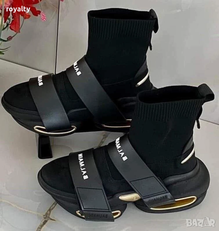 Balmain Дамски Черни Маратонки , снимка 1