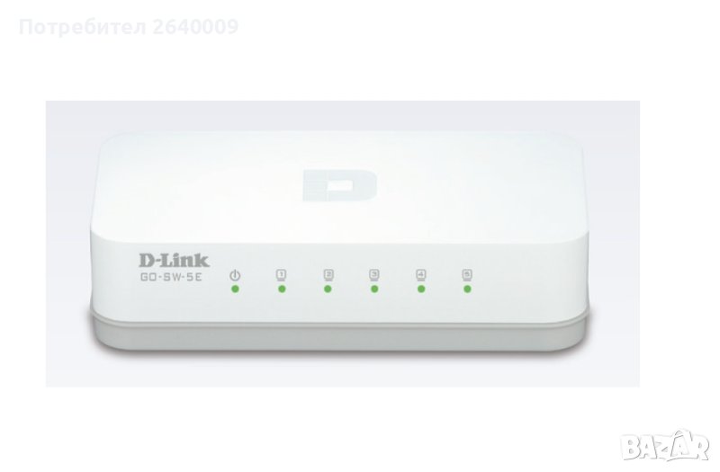 Switch 5 порта D-Link, снимка 1