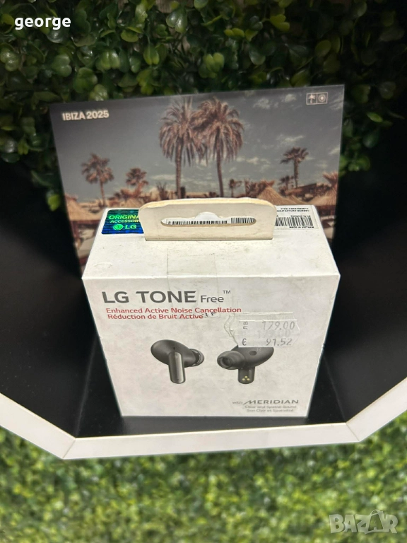 Безжични слушалки LG TONE Free - нови, снимка 1
