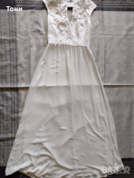 Дълга бяла рокля Access Fashion, снимка 1