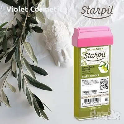 STARPIL - Кола Маска Патрон С Ролка - Испания – 110мл.- ЗЕХТИН - 20бр./Кашон, снимка 1