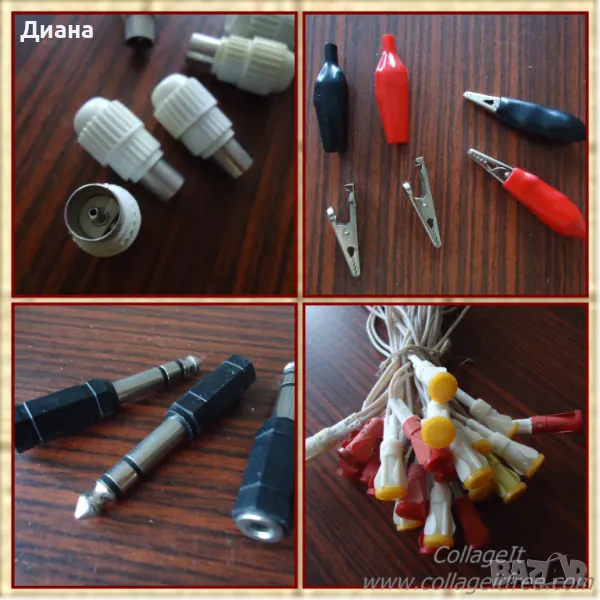 Букси за телевизор, за кабел, гумен банан щекер. Разклонител за телевизионен сигнал.Лампа за бойлер , снимка 1