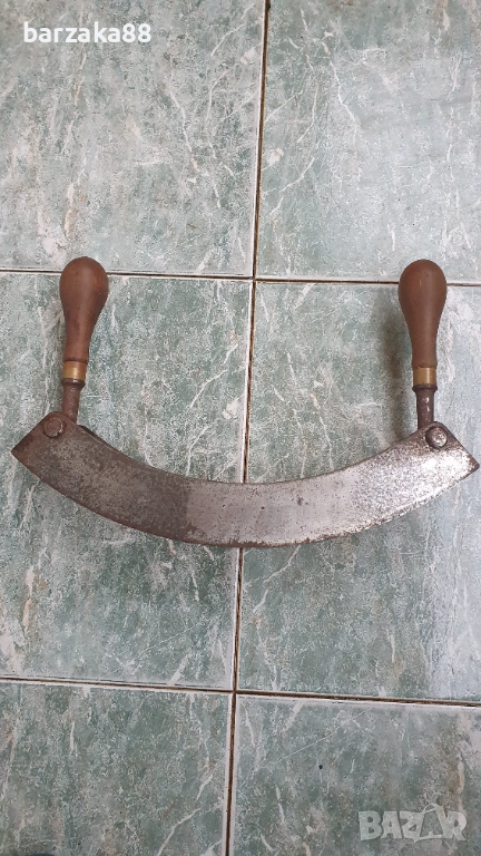 Голям двоен Нож тип Рукан, снимка 1