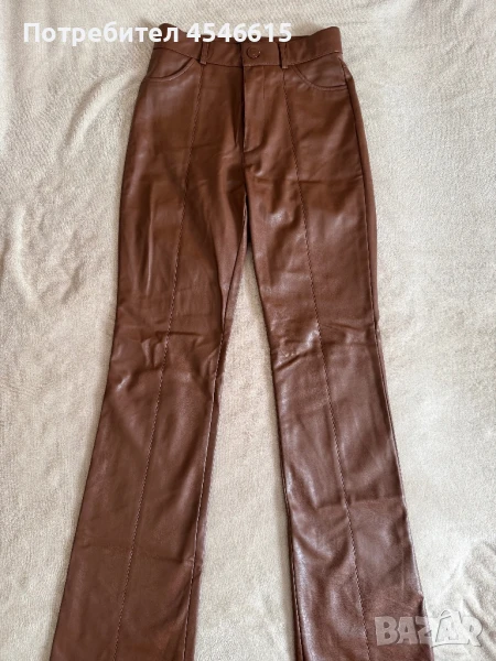 Кожен панталон Zara, снимка 1
