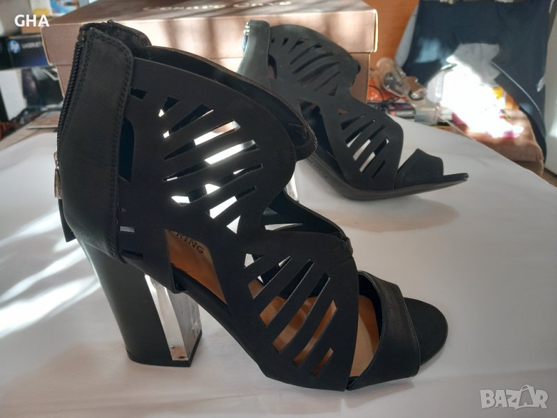 Дамски официални обувки с висок ток 38 номер, снимка 1