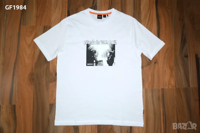 Boss - мъжка тениска, размер L , снимка 1