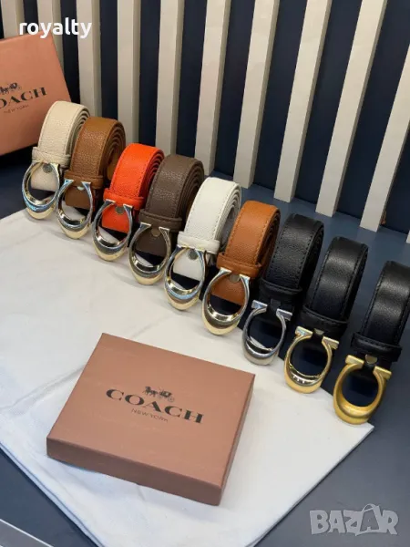 Coach естествена кожа колани , снимка 1