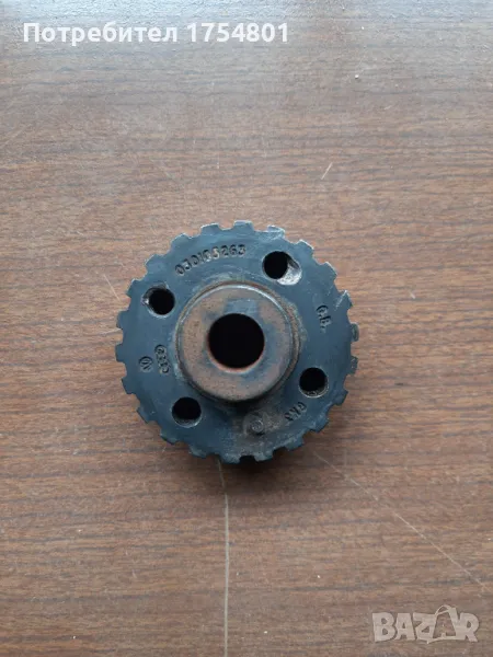 Зъбно колело, Колянов вал VW Golf 2 (19E,1G1) 1.3 - 55 к.с, снимка 1