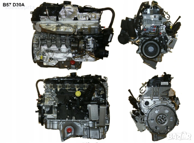 Нов 0км Двигател Комплект B57D30A 3.0D BMW G01 G05 G11 G20 G30 X5 X7, снимка 1