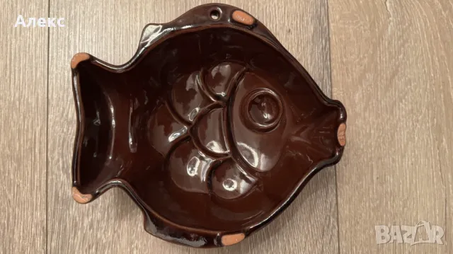 Рибка– Винтидж керамична форма за печене. Нова!, снимка 2 - Форми - 47814196