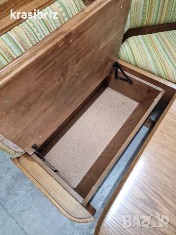 К-т Масивен Кухненски Ъгъл с Разтегателна Трапезна Маса с 2 броя Стола-внос от Германия!, снимка 6 - Други - 53560397