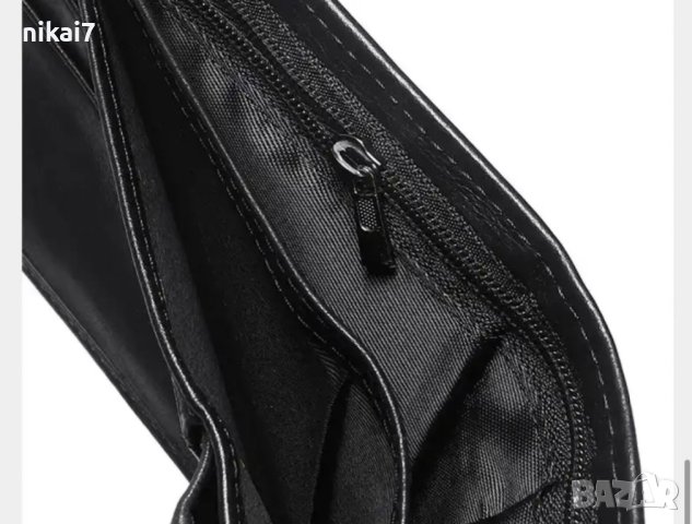 Мъжка чанта+портфейл комплект 2в1 от естествена кожа телешки бокс, снимка 12 - Чанти - 42944392