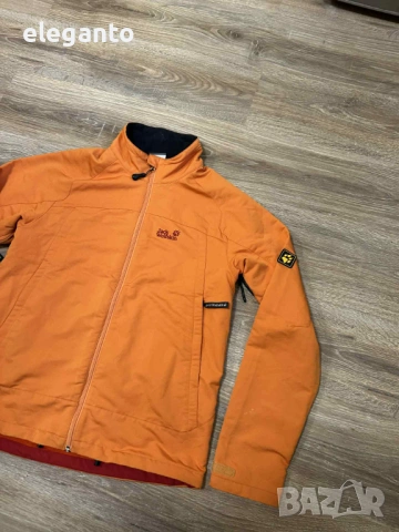 Мъжко яке  Jack Wolfskin  Crestview Desert Orange Soft Shell Jacket , L размер , снимка 3 - Якета - 53142075