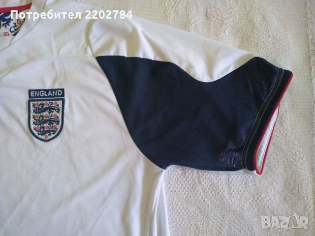 Оригинална футболна тениска Англия, England,Umbro, снимка 3 - Фен артикули - 32778295