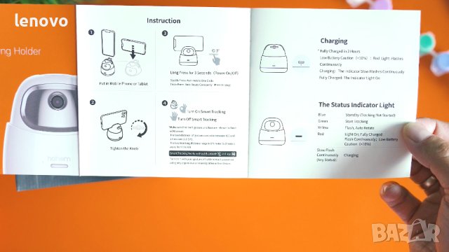 двуосов статив за смартфон Hohem Go, снимка 4 - Чанти, стативи, аксесоари - 43166269