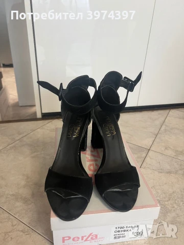 Обувки на дебел ток