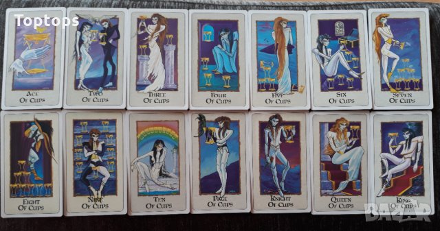Londa Tarot - феноменална таро колода с 79 карти и хартиена книжка, 12см х 7см, снимка 15 - Други игри - 32863535