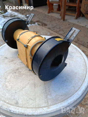 Немски монофазен шмиргел 450W - работещ , снимка 5 - Други инструменти - 52921106