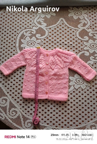 бебешка жилетка , снимка 3 - Жилетки и елечета за бебе - 53483307