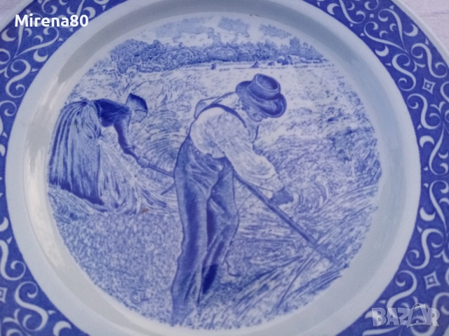 Шведска колекционерска чиния за стена, снимка 2 - Антикварни и старинни предмети - 52552893