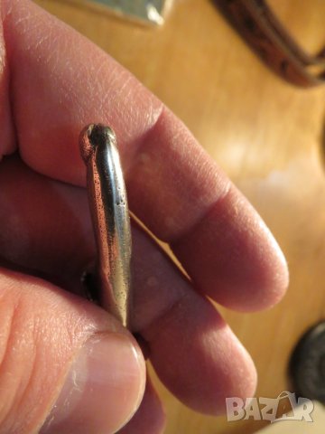 Стар Сребърен Любовен амулет, фалос, полов член, еротика - символ на мъжество и плодородие 18 + секс