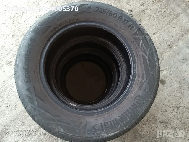 225/60/17 continental eco 6, снимка 2 - Гуми и джанти - 49691409