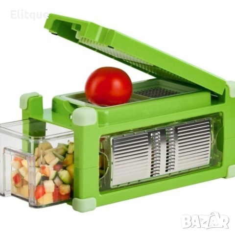 Кухненско ренде с контейнер Nicer Dicer Plus – 13 части 🥕, снимка 9 - Други - 53207074
