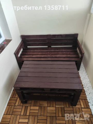 палет мебел, снимка 10 - Градински мебели, декорация  - 50698092