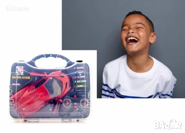 Класическа кола 1:16, с дистанционно управление, в куфар, снимка 3 - Коли, камиони, мотори, писти - 52745002