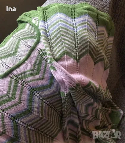 Плетена зелена рокля, снимка 6 - Рокли - 50182272