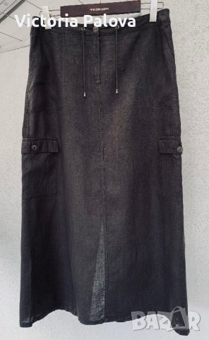 Дълга пола FFY лен, снимка 13 - Поли - 40451910