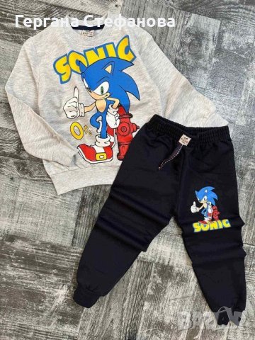 Комплект Соник  Размери -3/4г.4/5г.5/6г.7/8г.9/10г. Цена -35лв, снимка 3 - Детски комплекти - 43930820