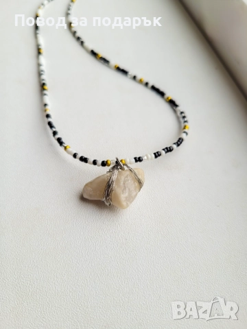 Камък на душевната яснота, снимка 3 - Колиета, медальони, синджири - 52661058