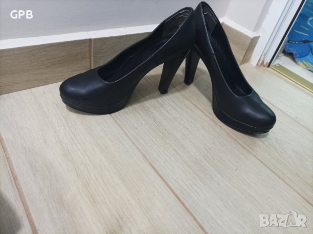 Дамски български обувки 38 н. естествена кожа, снимка 3 - Дамски обувки на ток - 40675372