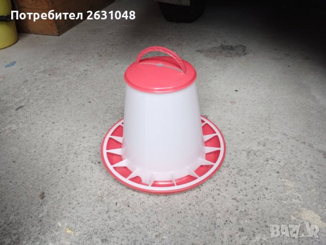 Хранилка за птици стояща или висяща обем 3 кг, снимка 2 - За птици - 40496696