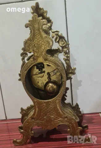 Италиански Бронзов Каминен Часовник Lancini , снимка 9 - Антикварни и старинни предмети - 50195336