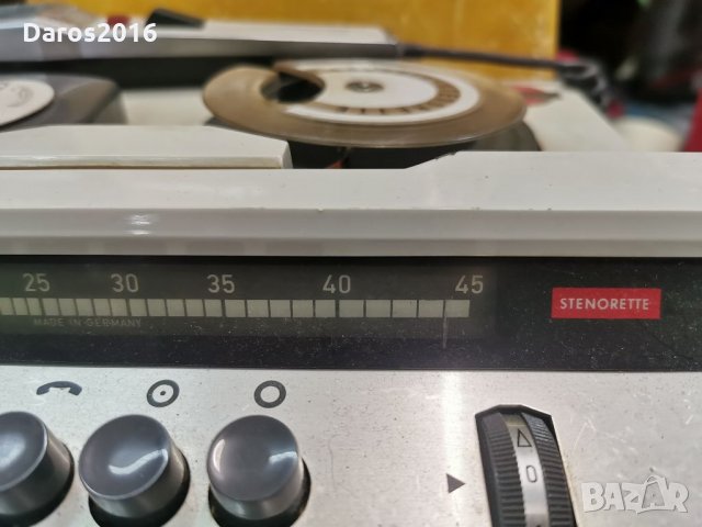 Стар диктофон Grundig stenorette , снимка 4 - Други ценни предмети - 33270700