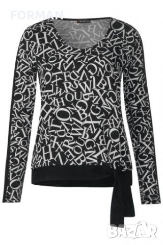 Блуза в бяло-черни цветове, снимка 4 - Блузи с дълъг ръкав и пуловери - 37893073