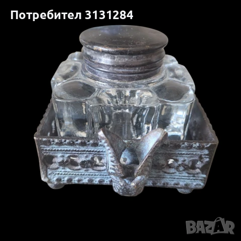 Антична мастилница , снимка 2 - Антикварни и старинни предмети - 51225681
