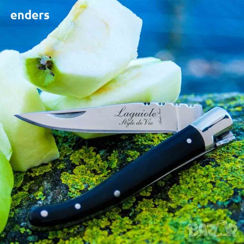 Джобно ножче Laguiole Style de Vie Luxury Black Ebony, снимка 4 - Ножове - 43757496