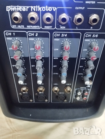 Мини Пауър миксер VOLT 2x 80w sin, снимка 3 - Ресийвъри, усилватели, смесителни пултове - 52187012