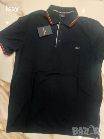 Мъжка тениска Паул Шарк ХЛ последен размер в тъмно син цвят , снимка 4 - Тениски - 53169513