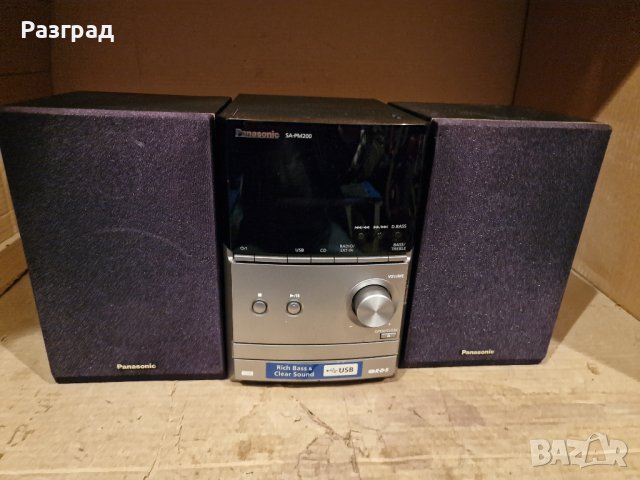 Аудио система  Panasonic SA-PM200   USB, AUX, снимка 1 - Аудиосистеми - 43059036