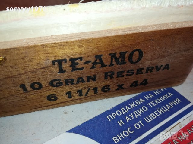 TE-AMO HECHOS A MANO-MEXICO-ДЪРВЕНА КУТИЯ ЗА ПУРИ 1112231150, снимка 16 - Антикварни и старинни предмети - 43361501