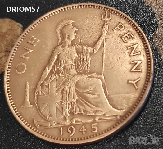 Монети Великобритания - 5 бр.› Крал Джордж VI (1939-1948)), снимка 5 - Нумизматика и бонистика - 46413220