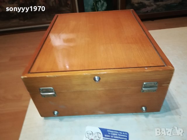 ГРАМОФОН В ДЪРВЕН КУФАР 0512231206, снимка 9 - Грамофони - 43282124