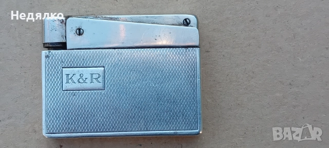 Стара сребърна немска запалка,935, снимка 5 - Антикварни и старинни предмети - 52895718